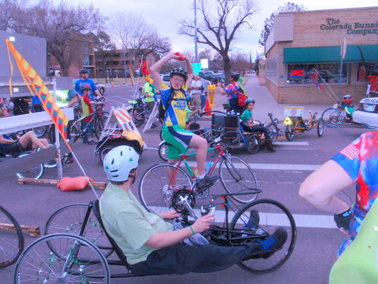 Parade Staging Area.